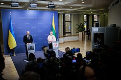 Denysas Šmyhalis ir Ingrida Šimonytė