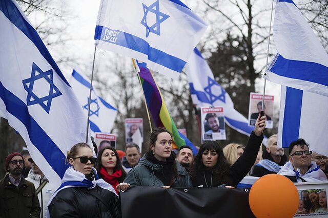 Protest przeciwko antysemityzmowi w Berlinie