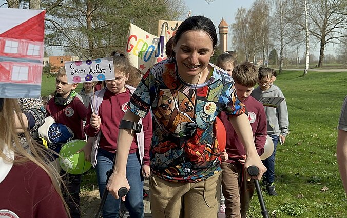 Pasaulio Guinnesso rekordininkė Ajana Lolat pradėjo žygį per Lietuvą Pasaulio Guinnesso rekordininkė Ajana Lolat pradėjo žygį per Lietuvą