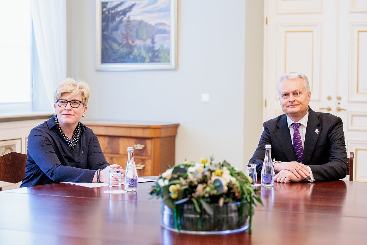 Ingrida Šimonytė ir Gitanas Nausėda Ingrida Šimonytė ir Gitanas Nausėda