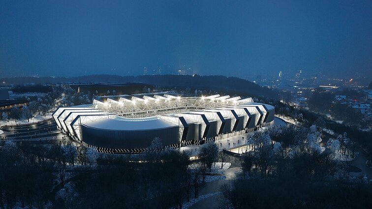 VPT apie Nacionalinio stadiono projektą: darbų terminas prasitęsia mažiausiai 1,5 metų