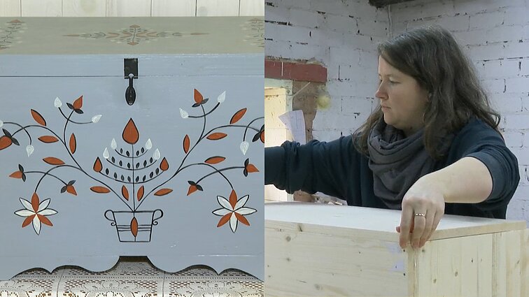 Senovines skrynias gaminanti pasvalietė viską daro pati: prarasčiau vardą, jei nusamdyčiau vyrą