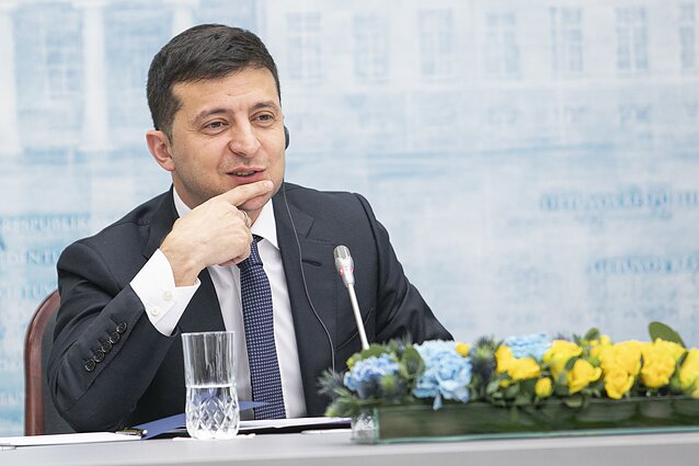 Volodymyras Zelenskis Vilniuje 2019 metais Volodymyras Zelenskis Vilniuje 2019 metais
