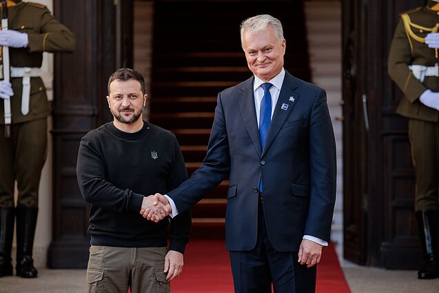 Volodymyras Zelenskis ir Gitanas Nausėda