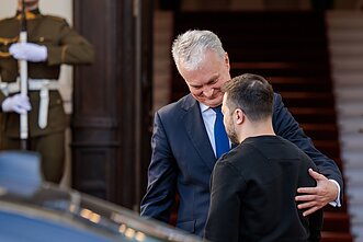 Volodymyras Zelenskis ir Gitanas Nausėda