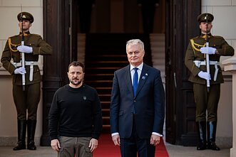 Volodymyras Zelenskis ir Gitanas Nausėda