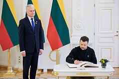 Volodymyras Zelenskis ir Gitanas Nausėda