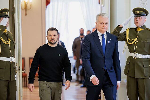 Volodymyras Zelenskis ir Gitanas Nausėda