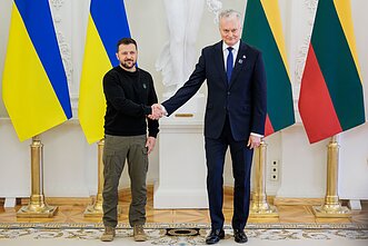 Volodymyras Zelenskis ir Gitanas Nausėda
