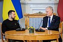 Volodymyr Zelenskyy and Gitanas Nausėda