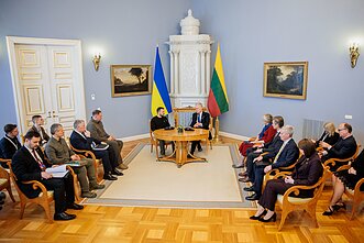 Volodymyras Zelenskis ir Gitanas Nausėda