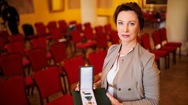 Mūzai Rubackytei – ordino „Už nuopelnus“ Riterio kryžius iš Vengrijos prezidento