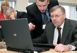 Gediminas Kirkilas gyventojų pajamų mokesčio deklaravimo naujovių pristatyme
