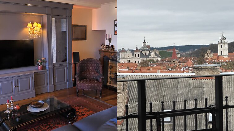 Dizainerė apie išskirtinę namų senamiestyje detalę: nuo tualeto žvelgi į Kotrynos bažnyčią