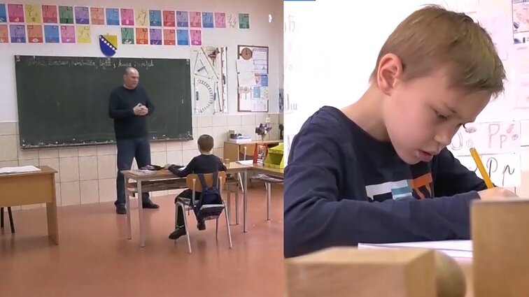 Išskirtinė situacija Bosnijos kaime – į pradinę mokyklą eina vos vienas moksleivis