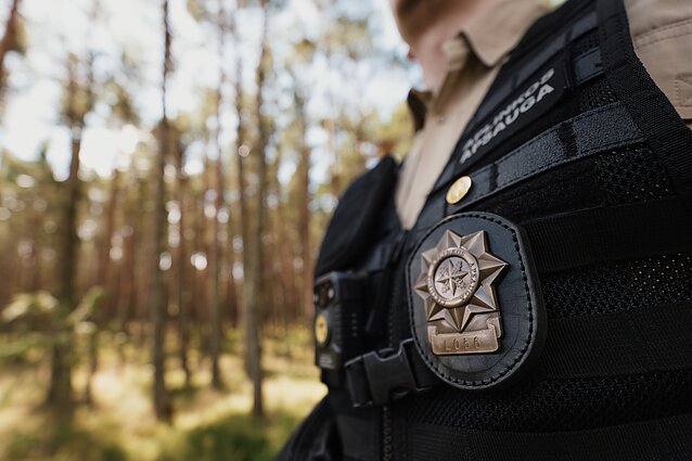 Aplinkos apsaugos departamento (AAD) pareigūnai