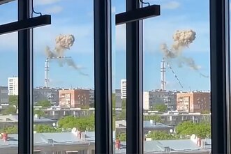Rusai atakavo Charkivą – po atakos nulūžo televizijos bokšto viršūnė Rusai atakavo Charkivą – po atakos nulūžo televizijos bokšto viršūnė