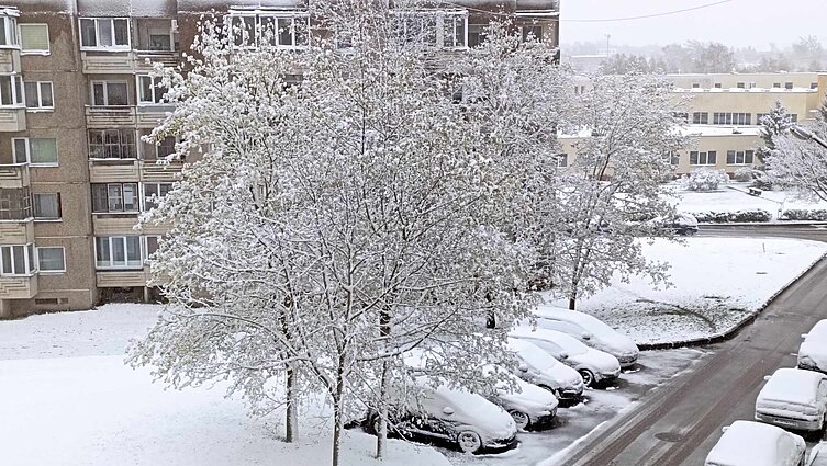 Snow in Utena