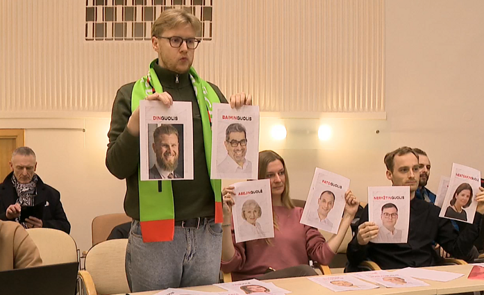 Matijošaičius kritikuojantis aktyvistas: interpeliacija bus, tik kai uždės antrankius?