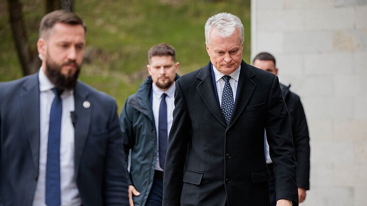Kirkilo atminimą pagerbęs Nausėda: tai buvo žmogus, mąstęs globaliai, europietiškai