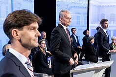 Ignas Vėgėlė, Gitanas Nausėda, Giedrimas Jeglinskas