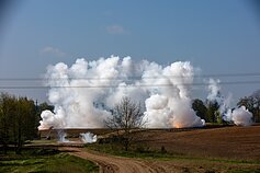 Prie Suvalkų koridoriaus bendros Lietuvos ir Lenkijos kariuomenės pratybos
