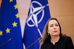 Dyskusja "Co powinni czynić Polacy i Litwini do 2050 roku?". Kristina Sabaliauskaitė Dyskusja "Co powinni czynić Polacy i Litwini do 2050 roku?". Kristina Sabaliauskaitė