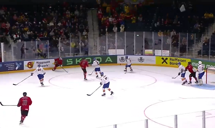 Pasaulio čempionate Vilniuje – antras Lietuvos ledo ritulininkų įvartis