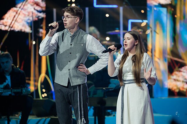 Dainų dainelė 2024. Kajus Jesevičius ir Urtė Glikaitė – „Siuntė mane motinėlė“