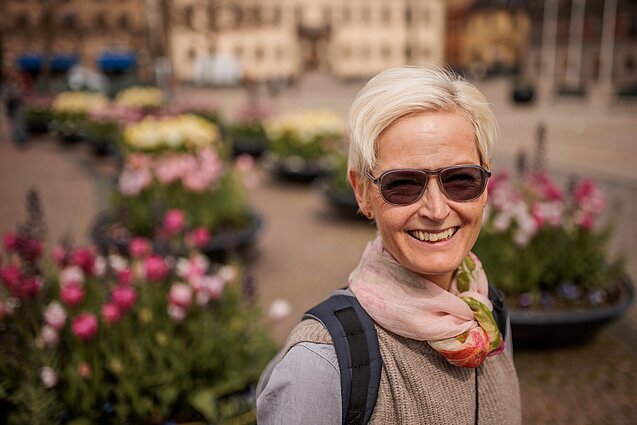 Švedų gidė Stina, vedanti ekskursijas po Malmę