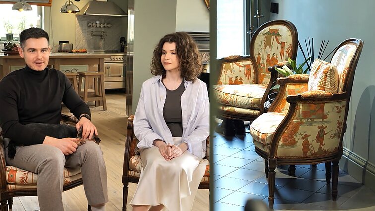 Elios ir Rišardo namų interjerą padiktavo du foteliai: be jų tokio grožio nebūtų