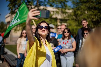 Profsąjungų rengiamas mitingas ir eitynės Vilniuje