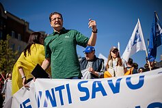 Profsąjungų rengiamas mitingas ir eitynės Vilniuje