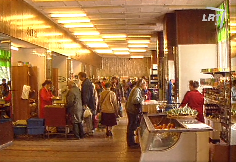 Parduotuvė Vilniuje 1994 m.