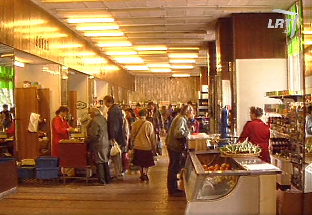 Parduotuvė Vilniuje 1994 m.