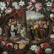  T. Ručio nuotr., Frans Francken II (1581–1642), Philips de Marlier (apie 1600–1667 / 8) „Marijos įvesdinimas į šventyklą“, 17 a. pirma pusė, Anykščių menų centras