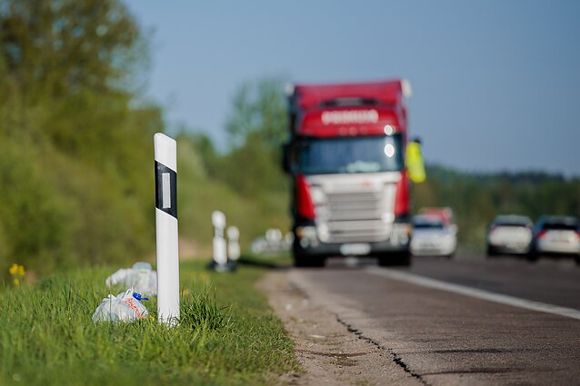 Šiukšlės ir eilės Baltarusijos pasienyje