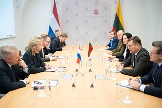 Susitikimas su Nyderlandų gynybos ministre