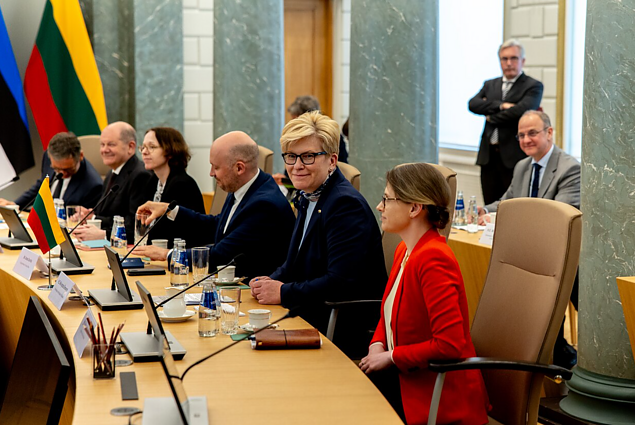 Šimonytė Rygoje: Lietuva vertina Vokietijos paramą Ukrainai ir indėlį į regiono saugumą