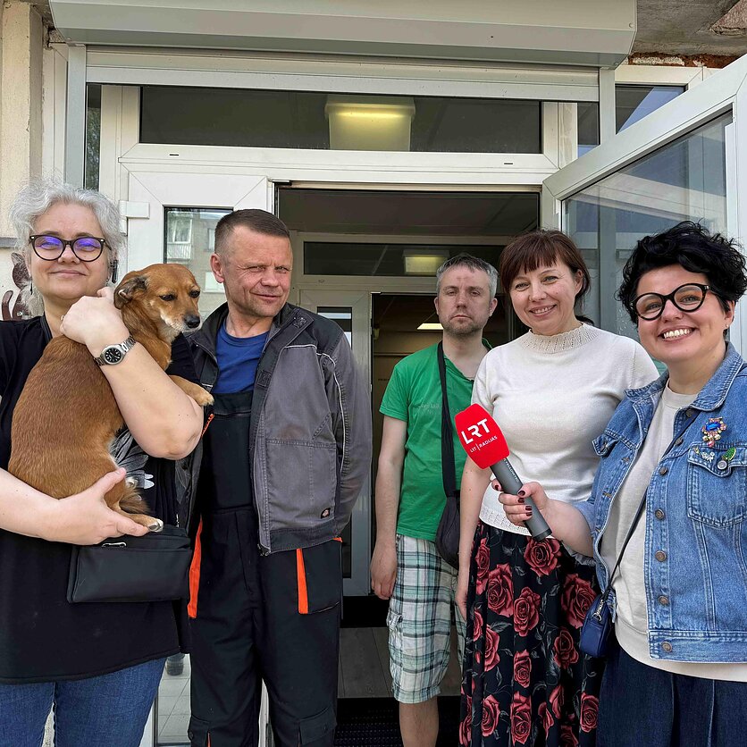 I.Stankutės nuotr./LRT, Viktorija Urbonaitė, Jolanta Stankūnienė, klubo "Likimo draugai" nariai 