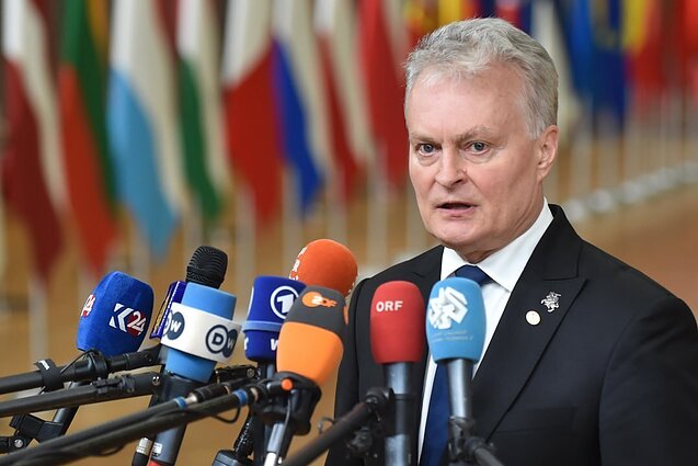 Президент Гітанас Науседа запевнив, що Литва допоможе Україні з посиленням ППО Президент Гітанас Науседа запевнив, що Литва допоможе Україні з посиленням ППО