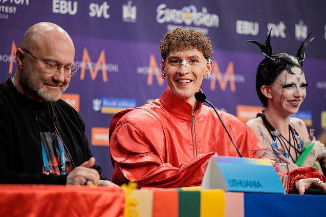 „Eurovizijos“ finalininkų spaudos konferencija „Eurovizijos“ finalininkų spaudos konferencija