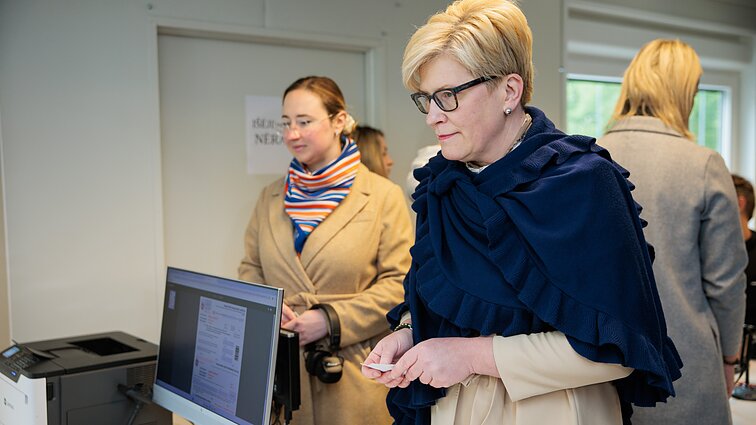 Reitingų komentuoti nenorėjusi Šimonytė: balsavau už geriausiai pažįstamą kandidatę