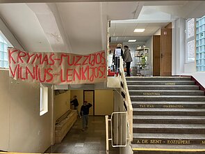 Eduardo Vaitkaus susitikimas Kauno gimnazijoje sukėlė moksleivių protestą