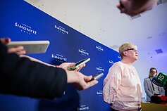 Rinkimų naktis. Ingridos Šimonytės štabas