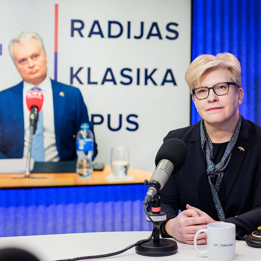 J. Stacevičiaus / LRT nuotr., LRT RADIJO debatuose – Gitanas Nausėda ir Ingrida Šimonytė