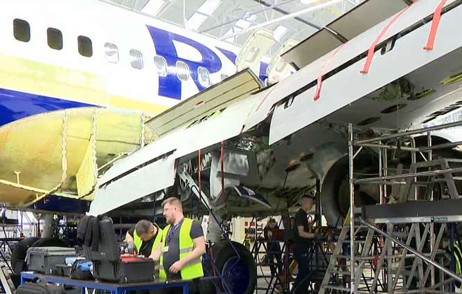 Kaune „Ryanair“ atidarė antras remonto dirbtuves: galės taisyti 4 orlaivius vienu metu