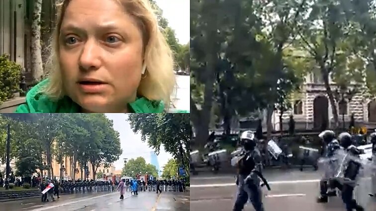 Protestą Sakartvele fiksavusi LRT bendradarbė: smurto buvo labai daug