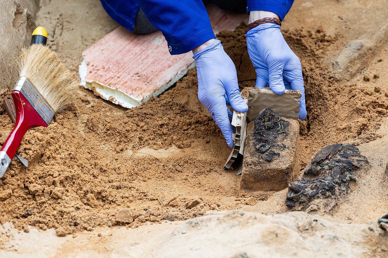 Verkių dvarvietės parke Vilniuje archeologai rado 13–14 amžių kapus