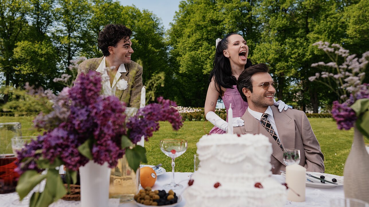 Rokas Yan, Monika Liu ir Vaidas Baumila